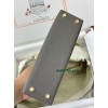 mini Kelly  0L/ Gris Meyer 积雨云灰  グリメイヤー フランス輸入素材 ヴォーエプソン Epsom ゴールド金具
