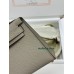 mini Kelly M8/Gris Asphalt  グリアスファルト フランス輸入素材 ヴォーエプソン Epsom ゴールド金具