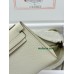 mini Kelly 10/奶昔白/Craie  クレフランス輸入素材 ヴォーエプソン Epsom ゴールド金具