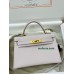 mini Kelly 9W/梦幻紫/Crocus  クロッカス フランス輸入素材 ヴォーエプソン Epsom ゴールド金具