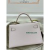 mini Kelly 9W/梦幻紫/Crocus  クロッカス フランス輸入素材 ヴォーエプソン Epsom ゴールド金具