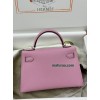 mini Kelly X9/锦葵紫/Mauve Sylvestre   モーヴシルベストル フランス輸入素材 ヴォーエプソン Epsom シルバー金具