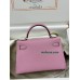 mini Kelly X9/锦葵紫/Mauve Sylvestre   モーヴシルベストル フランス輸入素材 ヴォーエプソン Epsom シルバー金具