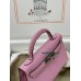 mini Kelly X9/锦葵紫/Mauve Sylvestre   モーヴシルベストル フランス輸入素材 ヴォーエプソン Epsom シルバー金具