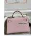 mini Kelly 3Q/新樱花粉/Rose Sakura   ローズサクラ フランス輸入素材 ヴォーエプソン Epsom シルバー金具
