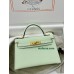 mini Kelly 0S气泡绿 vertdeau ヴェールフィズ  Hermes Vert fizz フランス輸入素材 ヴォーエプソン Epsom ゴールド金具