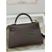mini Kelly 46/乌木色/Ebene  エベーヌ フランス輸入素材 ヴォーエプソン Epsom シルバー金具