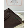 mini Kelly 46/乌木色/Ebene  エベーヌ フランス輸入素材 ヴォーエプソン Epsom シルバー金具