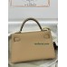 mini Kelly  0M/Chai （奶茶色）玛萨拉茶色 チャイ フランス輸入素材 ヴォーエプソン Epsom ゴールド金具