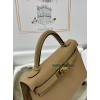 mini Kelly  0M/Chai （奶茶色）玛萨拉茶色 チャイ フランス輸入素材 ヴォーエプソン Epsom ゴールド金具