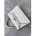 mini Kelly  10/奶昔白/Craie クレ フランス輸入素材 ヴォーエプソン Epsom シルバー金具
