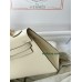 mini Kelly 10/奶昔白/Craie  クレ フランス輸入素材 ヴォーエプソン Epsom ゴールド金具