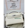 Kelly Pochette ポシェットケリー I2/奶油白/Nata  ナタ フランス輸入素材 ヴォーエプソン Epsom ゴールド金具