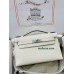 Kelly Pochette ポシェットケリー I2/奶油白/Nata ナタ フランス輸入素材 ヴォーエプソン Epsom ゴールド金具