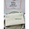 Kelly Pochette ポシェットケリー I2/奶油白/Nata  ナタ フランス輸入素材 ヴォーエプソン Epsom ゴールド金具
