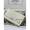 Kelly Pochette ポシェットケリー I2/奶油白/Nata  ナタ フランス輸入素材 ヴォーエプソン Epsom ゴールド金具