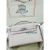 Kelly Pochette ポシェットケリー I2/奶油白/Nata  ナタ フランス輸入素材 ヴォーエプソン Epsom ゴールド金具