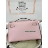 Kelly Pochette ポシェットケリー 3Q/新樱花粉/Rose Sakura   ローズサクラ フランス輸入素材 ヴォーエプソン Epsom ゴールド金具