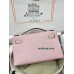 Kelly Pochette ポシェットケリー3Q/新樱花粉/Rose Sakura ローズサクラ フランス輸入素材 ヴォーエプソン Epsom シルバー金具