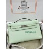 Kelly Pochette ポシェットケリー0S气泡绿 vertdeau ヴェールフィズ  Hermes Vert fizz フランス輸入素材 ヴォーエプソン Epsom シルバー金具