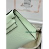 Kelly Pochette ポシェットケリー0S气泡绿 vertdeau ヴェールフィズ  Hermes Vert fizz フランス輸入素材 ヴォーエプソン Epsom シルバー金具