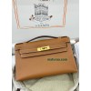Kelly Pochette ポシェットケリー37/金色（金棕）/金刚色之37 /Gold   ゴールド フランス輸入素材 ヴォーエプソン Epsom ゴールド金具