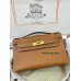 Kelly Pochette ポシェットケリー37/金色(金棕)/金刚色之37 /Gold ゴールド フランス輸入素材 ヴォーエプソン Epsom ゴールド金具