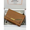 Kelly Pochette ポシェットケリー37/金色（金棕）/金刚色之37 /Gold   ゴールド フランス輸入素材 ヴォーエプソン Epsom ゴールド金具