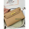 Kelly Pochette ポシェットケリー0M/Chai （奶茶色）玛萨拉茶色 チャイ フランス輸入素材 スイフト swift ゴールド金具