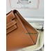 Kelly Pochette ポシェットケリー37/金色(金棕)/金刚色之37 /Gold ゴールド フランス輸入素材 スイフト swift シルバー金具