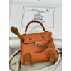 Kelly doll 93/爱马仕橙/橙色/Orange   オレンジ シルバー金具