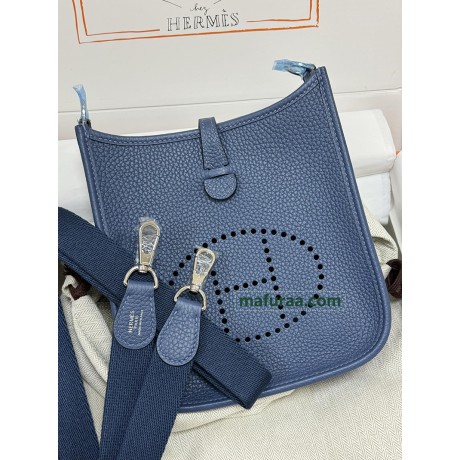 Go Team Evelyn17 ebene  R2/玛瑙蓝/Blue Agate  ブルーアガット トリヨンクレマンス CLEMENCE  TC シルバー金具