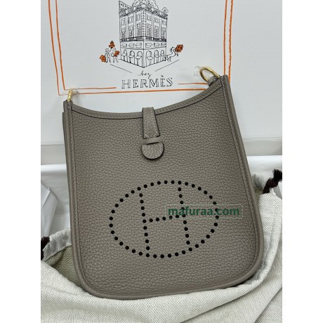 mini Evelyn 8F/锡器灰/Etain エタントリヨンクレマンス CLEMENCE  TC ゴールド金具
