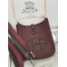 mini Evelyn 57/波尔多红/波尔多酒红/Bordeaux ボルドー トリヨンクレマンス CLEMENCE  TC シルバー金具
