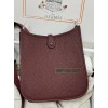 mini Evelyn 57/波尔多红/波尔多酒红/Bordeaux ボルドー トリヨンクレマンス CLEMENCE  TC シルバー金具