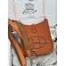 mini Evelyn 93/爱马仕橙/橙色/Orange  オレンジ トリヨンクレマンス CLEMENCE  TC シルバー金具
