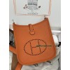 mini Evelyn 93/爱马仕橙/橙色/Orange  オレンジ トリヨンクレマンス CLEMENCE  TC シルバー金具