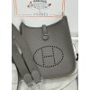 mini Evelyn 8F/锡器灰/Etain エタン トリヨンクレマンス CLEMENCE  TC シルバー金具