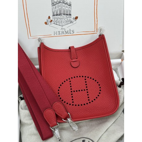 mini Evelyn Q5/国中国红Rouse Casaque  ルージュカザック トリヨンクレマンス CLEMENCE   TC シルバー金具