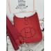 mini Evelyn Q5/国中国红Rouse Casaque  ルージュカザック トリヨンクレマンス CLEMENCE   TC シルバー金具