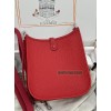 mini Evelyn Q5/国中国红Rouse Casaque  ルージュカザック トリヨンクレマンス CLEMENCE   TC シルバー金具