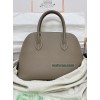 Bolide 25cm 18/大象灰/Étoupe Grey (Étoupe)  エトゥープ フランス輸入素材 ヴォーエプソン Epsom シルバー金具