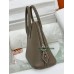 Bolide 25cm 18/大象灰/Étoupe Grey (Étoupe)  エトゥープ フランス輸入素材 ヴォーエプソン Epsom シルバー金具