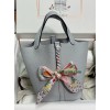 ピコタン 18cm Picotin 18CM 08/圣杯蓝/Blue Pale  ブルーペール フランス輸入素材トリヨンクレマンス CLEMENCE  TC シルバー金具