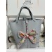 ピコタン 18cm Picotin 18CM 08/圣杯蓝/Blue Pale  ブルーペール フランス輸入素材トリヨンクレマンス CLEMENCE  TC シルバー金具