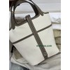 ピコタン 18cm Picotin 18CM 18/大象灰/Étoupe Grey (Étoupe)  エトゥープ フランス輸入素材トリヨンクレマンス CLEMENCE  TC シルバー金具