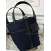 ピコタン 18cm Picotin 18CM 2Z/午夜蓝 Blue nuit ブルーニュイ フランス輸入素材トリヨンクレマンス CLEMENCE  TC ゴールド金具