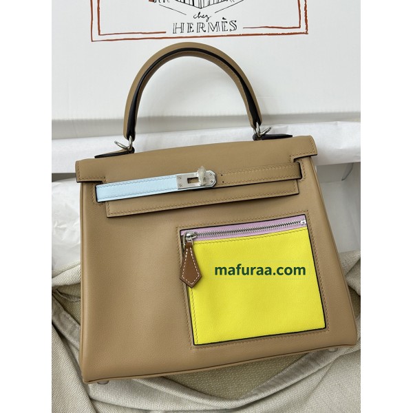 Kelly25 Colormatic 0M/Chai （奶茶色）玛萨拉茶色 チャイ フランス輸入素材 スイフト swift