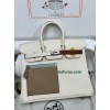 birkin 25cm I2/奶油白/Nata ナタ シルバー金具