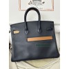 birkin 25cm 2Z/午夜蓝 夜空蓝 Blue nuit ブルーニュイ フランス輸入素材 スイフト swift